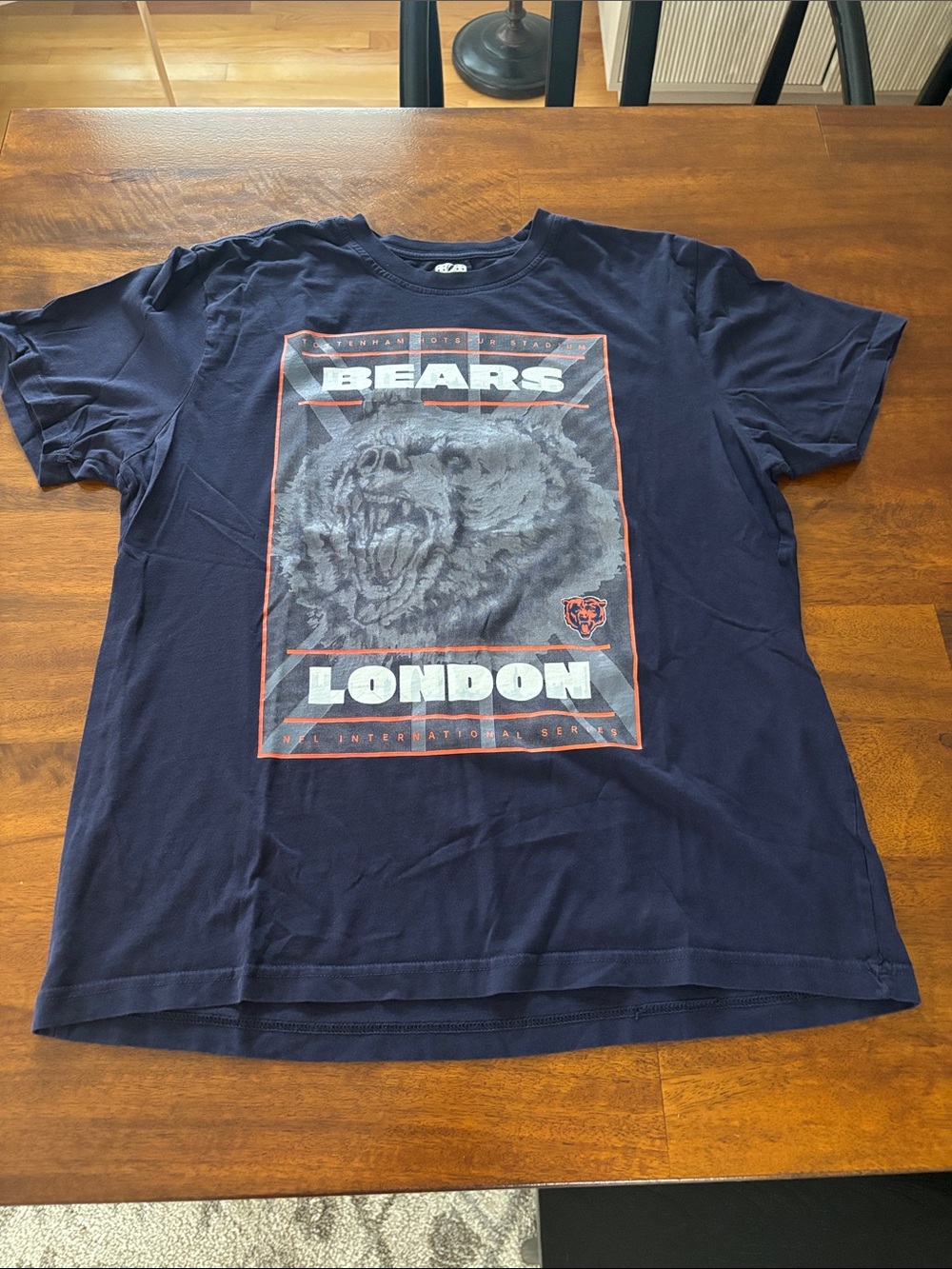 Bears in London game tee from Tottenham hotspur stadium